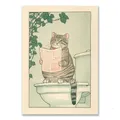 Peinture diamant chat baignoire 20x30 à 40x50 cm – Couleur VIOLETTE/Violet (RT-3049)