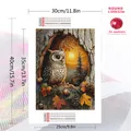 Peinture diamant chat coloré 20x30 à 50x70 cm – 2
