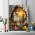 Peinture diamant chat coloré 20x30 à 50x70 cm – 3