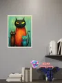 Peinture diamant chat dessin animé 20x30 à 50x70 cm – 2