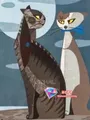 Peinture diamant chat dessin animé 20x30 à 50x70 cm – Couleur C466-13