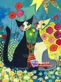 Peinture diamant chat dessin animé 20x30 à 50x70 cm – Couleur C466-9