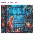 Peinture diamant chat paysage 20 à 70 cm carré ou rond – 2