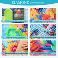 Peinture diamant chat sous parapluie 20 à 50 cm – 5