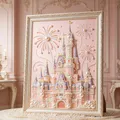Peinture diamant château maison 30x40 cm – 1