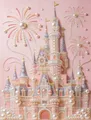 Peinture diamant château maison 30x40 cm – Couleur ZZH-1002-PP
