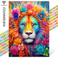 Peinture diamant chats et lions 20 à 30 cm – Couleur FDX3627