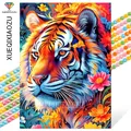 Peinture diamant chats et lions 20 à 30 cm – Couleur FDX3634