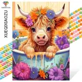 Peinture diamant chats et lions 20 à 30 cm – Couleur FDX3635
