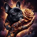 Peinture diamant chien animal 30x30 à 50x50 cm – Couleur 2502