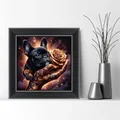 Peinture diamant chien animal 30x30 à 50x50 cm – 3