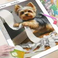 Peinture diamant chien chat toilette 20x30 à 40x50 cm – 4