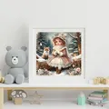 Peinture diamant chien dessin animé 20 à 50 cm carré ou rond – 3