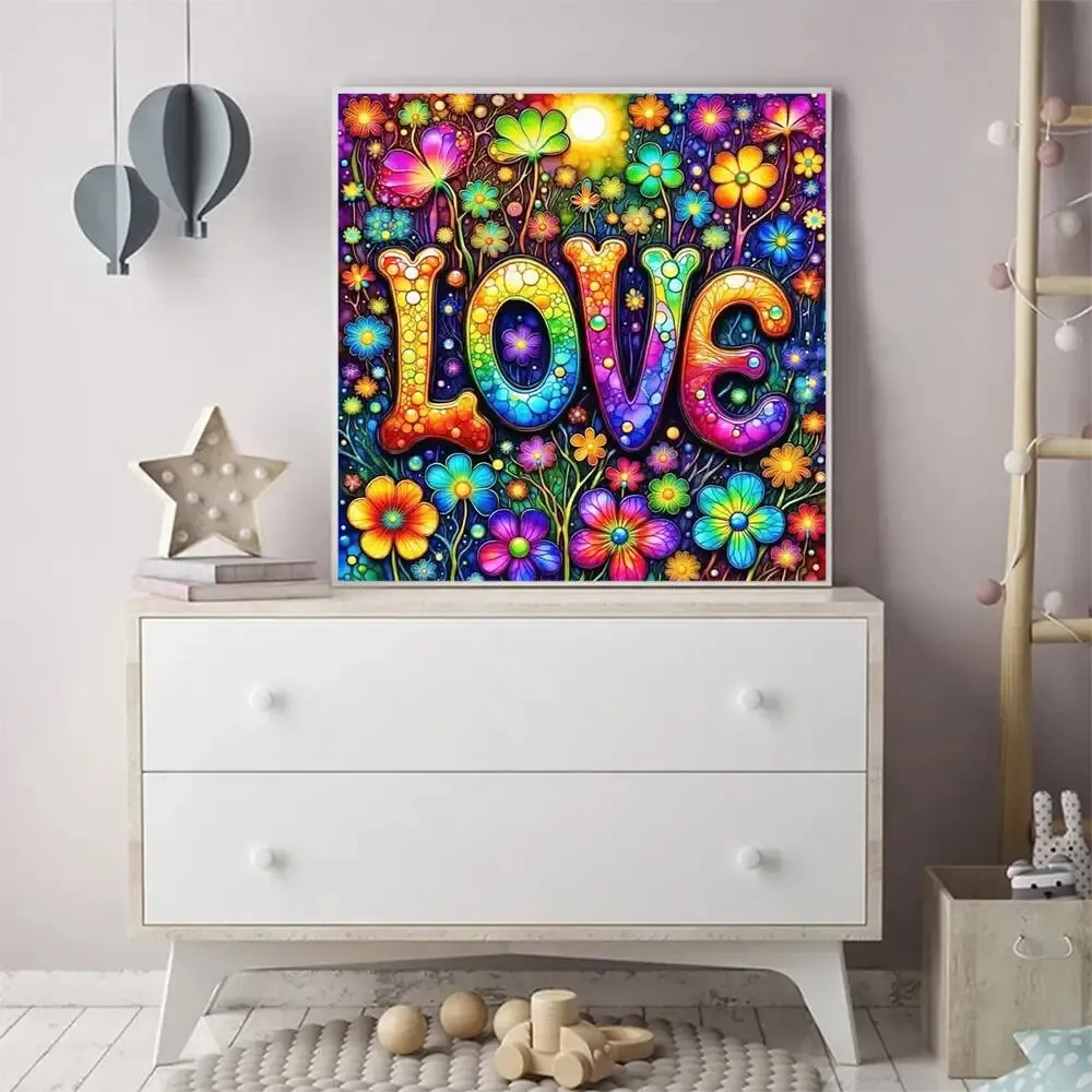 Peinture diamant chien dessin animé 20 à 50 cm