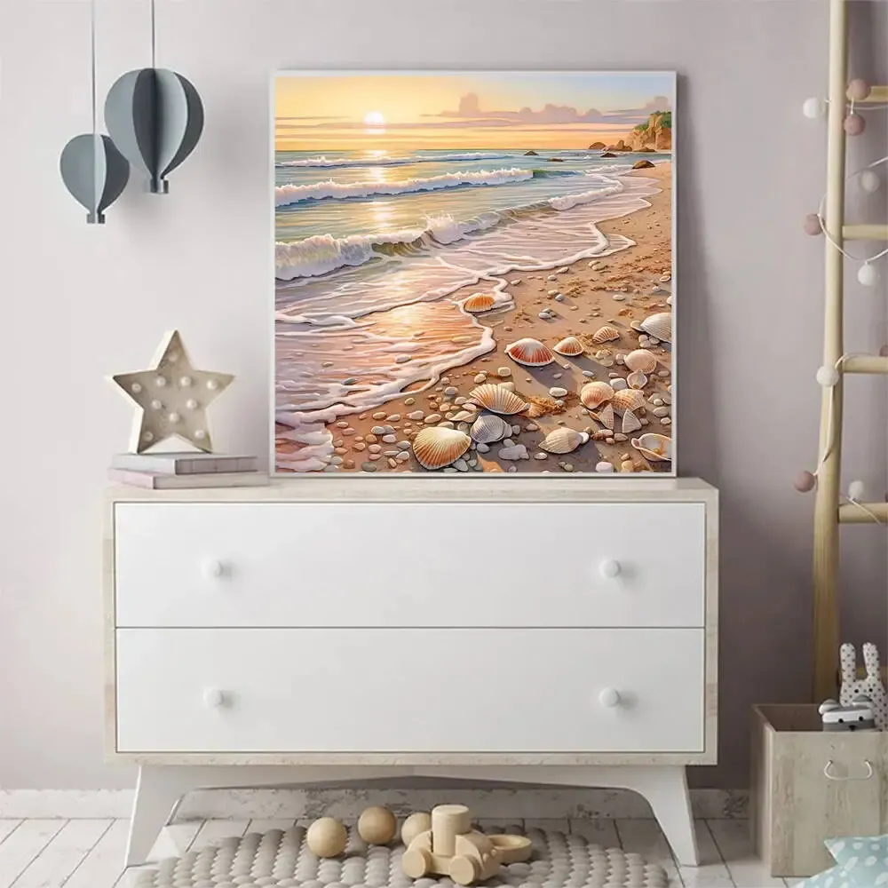 Peinture diamant chien dessin animé 20x20 à 50x50 cm