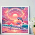 Peinture diamant ciel dauphin 20x20 à 50x50 cm – 2