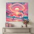 Peinture diamant ciel dauphin 20x20 à 50x50 cm – 6