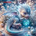 Peinture diamant ciel marin 20 à 40 cm – 1
