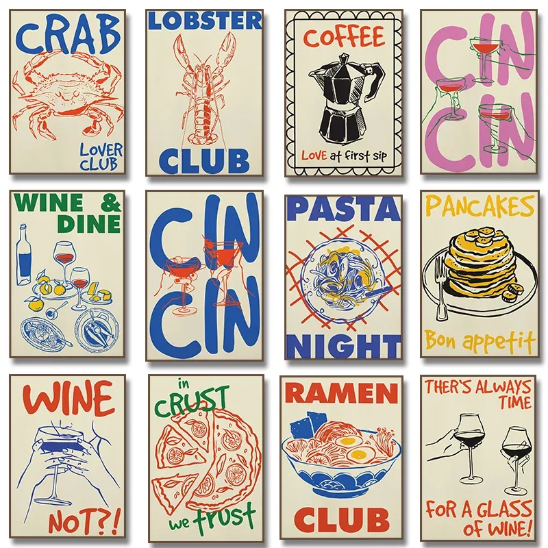 Peinture diamant Coffee Cheers rétro 20x25 à 50x70 cm