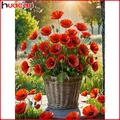 Peinture diamant coquelicot fleur 20 à 70 cm – 1