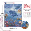 Peinture diamant dauphin 20x30 à 50x70 cm – 4