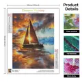Peinture diamant dauphin abstrait 25 à 40 cm – 2
