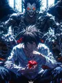 Peinture diamant Death Note 20x30 à 50x70 cm – Couleur Gris foncé (18)