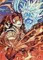 Peinture diamant Demon Slayer 20x30 à 50x70 cm – Couleur P176-24