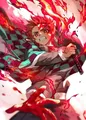 Peinture diamant Demon Slayer 20x30 à 50x70 cm – Couleur P176-9