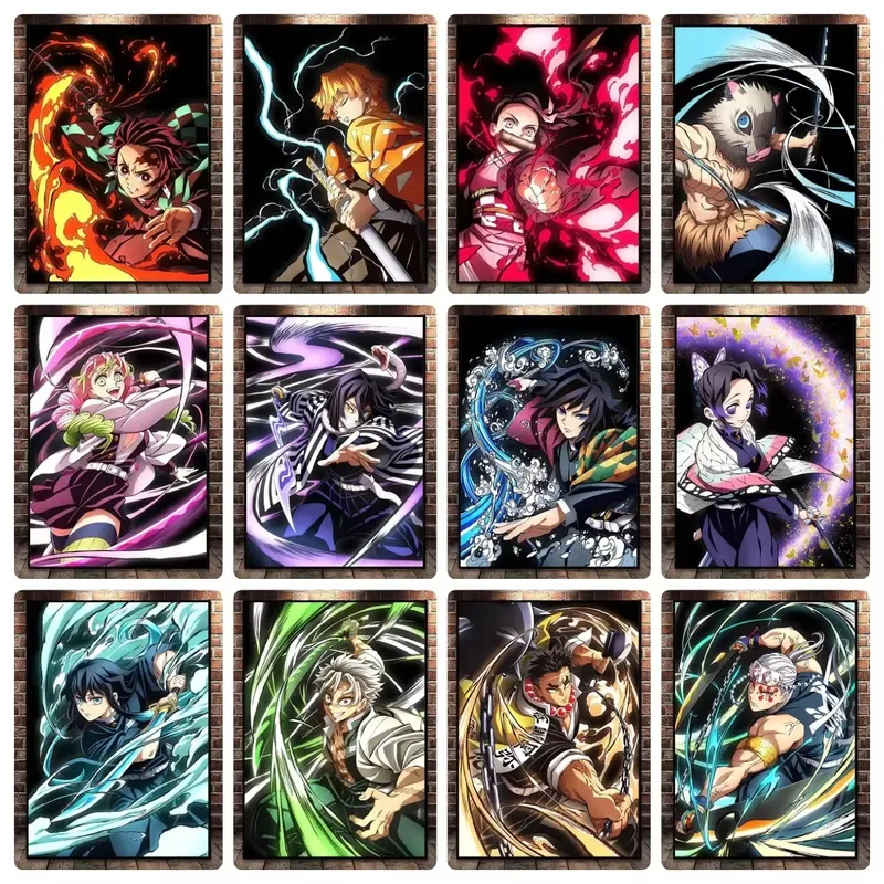 Peinture diamant Demon Slayer Nezuko Tanjiro 20x30 à 50x70 cm