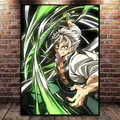 Peinture diamant Demon Slayer Nezuko Tanjiro 20x30 à 50x70 cm – Couleur vert clair (11)