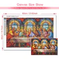 Peinture diamant dernier dîner 30x40 à 50x70 cm – 3