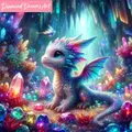 Peinture diamant dinosaure 20 à 60 cm – 1