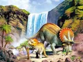 Peinture diamant dinosaure 20 à 70 cm carré ou rond – Couleur BLANC (01)