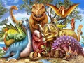 Peinture diamant dinosaure 20 à 70 cm carré ou rond – Couleur Bleu marine (09)