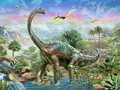 Peinture diamant dinosaure 20 à 70 cm carré ou rond – Couleur vert (07)