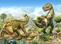 Peinture diamant dinosaure 20 à 70 cm carré ou rond – Couleur Violet (05)