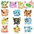 Peinture diamant DIY Pikachu Eevee anime pour enfants – 1