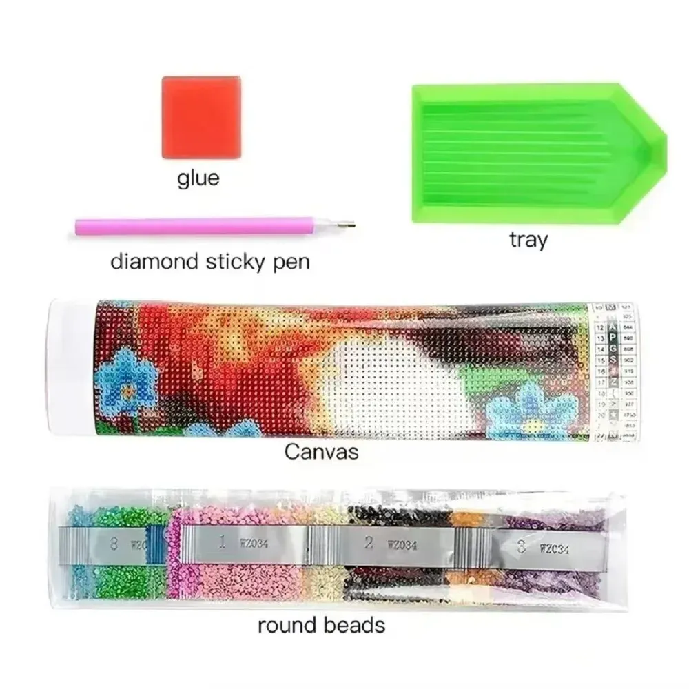 Peinture diamant DIY Pikachu Eevee anime pour enfants