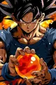 Peinture diamant Dragon Ball Z 20 à 60 cm – Couleur Orange (14)