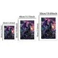 Peinture diamant dragon et champignon 30 à 70 cm – 2