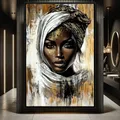 Peinture diamant femme africaine 30 à 60 cm – 1