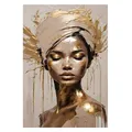 Peinture diamant femme africaine 30 à 60 cm – Couleur PDL4163