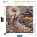 Peinture diamant femme japonaise 20x20 à 60x60 cm – 3