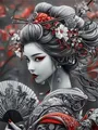 Peinture diamant femme japonaise 20x30 à 50x70 cm – Couleur 8712