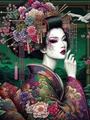 Peinture diamant femme japonaise 20x30 à 50x70 cm – Couleur 8718