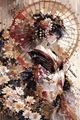 Peinture diamant fille anime kimono 20x30 à 50x70 cm – Couleur A18
