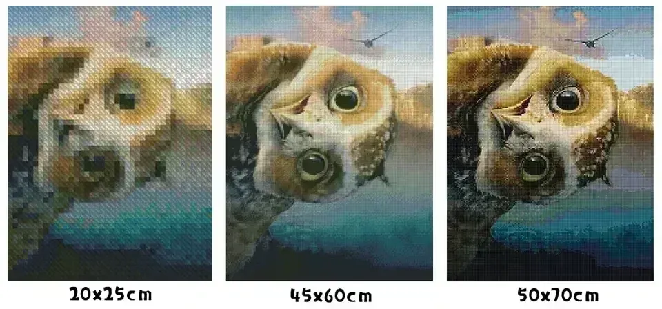 Peinture diamant fille horreur anime 20 à 70 cm