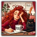 Peinture diamant fille paresseuse chat 20 à 60 cm – Couleur MX4274