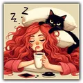 Peinture diamant fille paresseuse chat 20 à 60 cm – Couleur MX4277